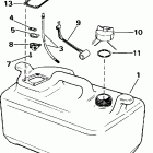 SJ10RPB Fuel tank - 6 gallon - 10rp models only