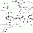 SJ10RPB Нижний кожух двигателя