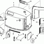 SJ150WTPLB Капот-Evinrude