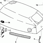 SJ15RPG Капот-Evinrude