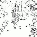 J125WTPLE Carburetor and linkage late production