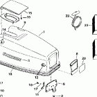 J50BELERE Engine cover - evinrude 40