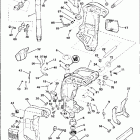 J60TLERV Midsection - power trim / tilt
