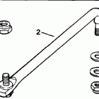 J90MLERC Steering link kit (w / power trim & tilt)