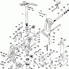 J90TLARC Stern bracket - manual tilt models