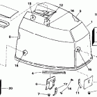 XJ112TSLERS Капот-Evinrude