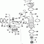 XJ88TSLERS Коленчатый вал & Поршень