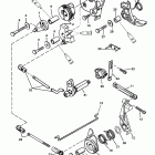 10 MARATHON 0D281000 THRU 0G760299 Throttle and shift linkage(tiller handle models)