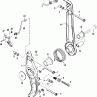 100 (4 CYL.) 0G760300 THRU 0G965520 Рычаг дросселя и приводная штанга