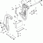 115 (4 CYL.) 0G760300 THRU 0T979999 Transom bracket(s / n usa-0t800999 /  bel-0p267999 and b...