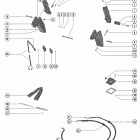 115 (6 CYL.) 5314656 THRU 5600966 Trim cylinders and hydraulic hoses
