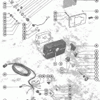 115 (6 CYL.) 5430527 THRU 5738890 Remote control assembly (electric) (use with mariner 90)