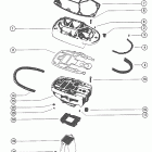 115 (6 CYL.) 5600967 THRU 6436122 Exhaust extension plate