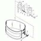 115 (6 CYL.) 6436123 AND UP Cowling and front cover (gray)