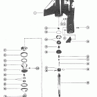 115 (6 CYL.) 7191308 THRU 7208847 Корпус редуктора , гребной вал