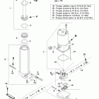 115 EFI (4-STROKE) 0T178500 THRU 0T800999 Компоненты механизма гидроподъема Power Trim