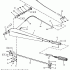 125 (4 CYL.) 0D283222 THRU 0G760299 Steering handle components