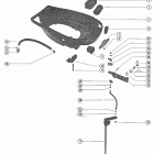 140 5088444 THRU 5443029 Bottom cowl and shift linkage