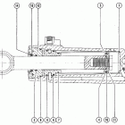 140 5625108 AND UP Power trim cylinder repair kits
