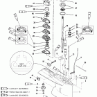 140 JET 0G303046 THRU 0G760299 Gear housing(driveshaft-standard-s / n-0g438000 & up)