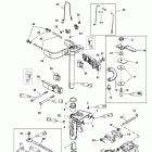 15 (4-STROKE) 0G760300 THRU 1B226999 ПОВОРОТНЫЙ КРОНШТЕЙН