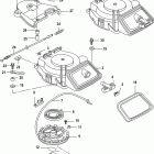 15 Carb(2CYL)(4-STROKE) 0R235949 & Up ПУСКОВОЙ МЕХАНИЗМ