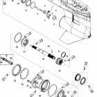 150 VERADO (4-STROKE)(4 CYL.) 1B227000 THRU 1B381711 Корпус редуктора, вал гребного винта - стандартное враще...