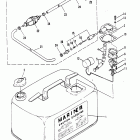 15C EL-684-550101 AND UP Fuel tank and fuel line assembly