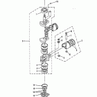 15C ML-684-300101 AND UP Коленвал и поршни