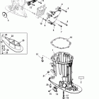 175 VERADO (4-STROKE)(4 CYL.) 1B381712 THRU 1B517158 Корпус вертикального вала