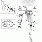 175 VERADO (4-STROKE)(4 CYL.) 1B517159 & Up Adaptor plate-lower