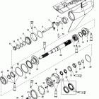 175 VERADO (4-STROKE)(4 CYL.) 1B517159 & Up Корпус редуктора, вал гребного винта - обратное вращение