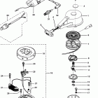 2.5 0A855097 THRU 0G710612 Recoil and ignition components (breaker point ignition)