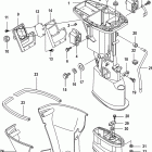 20 Carb(2CYL)(4-STROKE) 0R235168 & Up Корпус вертикального вала