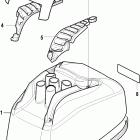 20 Carb(2CYL)(4-STROKE) 0R235168 & Up Верхняя часть колпака