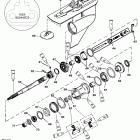 200 (DFI) 0G386496 THRU 0G589999 Gear hsg(prop shaft)std. rotation(g437999 & below)