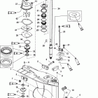 200 (DFI) 3.0L 1B417702 THRU 1B504988 Корпус редуктора, вертикальный вал