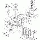 20C (THRU PROP. EXHAUST) 6A9-250101 THRU 250819 Crankcase and cylinder head