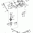 20XD (2 CYL.) 7209533 THRU 0A730006 Throttle and shift linkage (mercury)(manual)