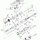 225 (3.0L EFI) 0G760300 THRU 0T408999 Gear hsg(propshaft)(c / r)(s / n-0g960500 & up)