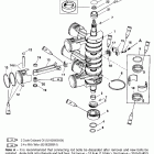 225 (3.0L EFI) 0G760300 THRU 0T408999 Коленчатый вал, поршни и шатуны