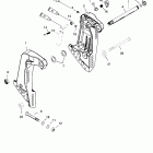 225 (3.0L EFI) 0G760300 THRU 0T408999 Кронштейны крепления к транцу