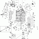 225 (3.0L EFI) 0T409000 THRU 0T800999 Cylinder block and end cap