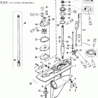 225 (DFI) 0G760300 THRU 0G960499 Gear housing, driveshaft - counter rotation