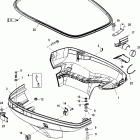 225 (DFI) 3.0L 1B417702 THRU 1B504988 Нижняя часть колпака