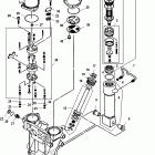 225 EFI (4-STROKE) 0T653945 & Up Компоненты механизма гидроподъема Power Trim