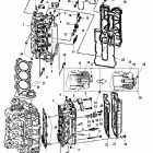 225 EFI (4-STROKE) 0T653945 & Up ГОЛОВКА ЦИЛИНДРА
