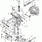 225 EFI (4-STROKE) 0T653945 & Up Поворотный кронштейн и рычаг рулевого управления