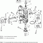 225 MARATHON (3.0L CARB) 0G760300 THRU 0T408999 Crankshaft, pistons - and connecting rods
