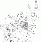 225 MARATHON (3.0L CARB) 0G760300 THRU 0T408999 Power trim components(cast pump housing)